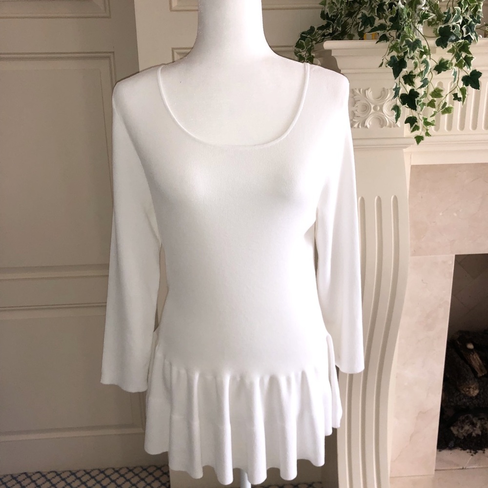 Lilly Pulitzer White Celine Sweater